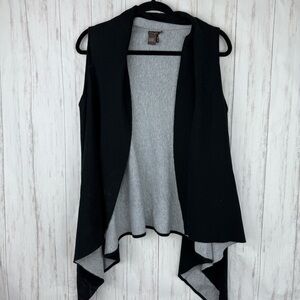 J McLaughlin Black and Gray Women's Sweater Vest